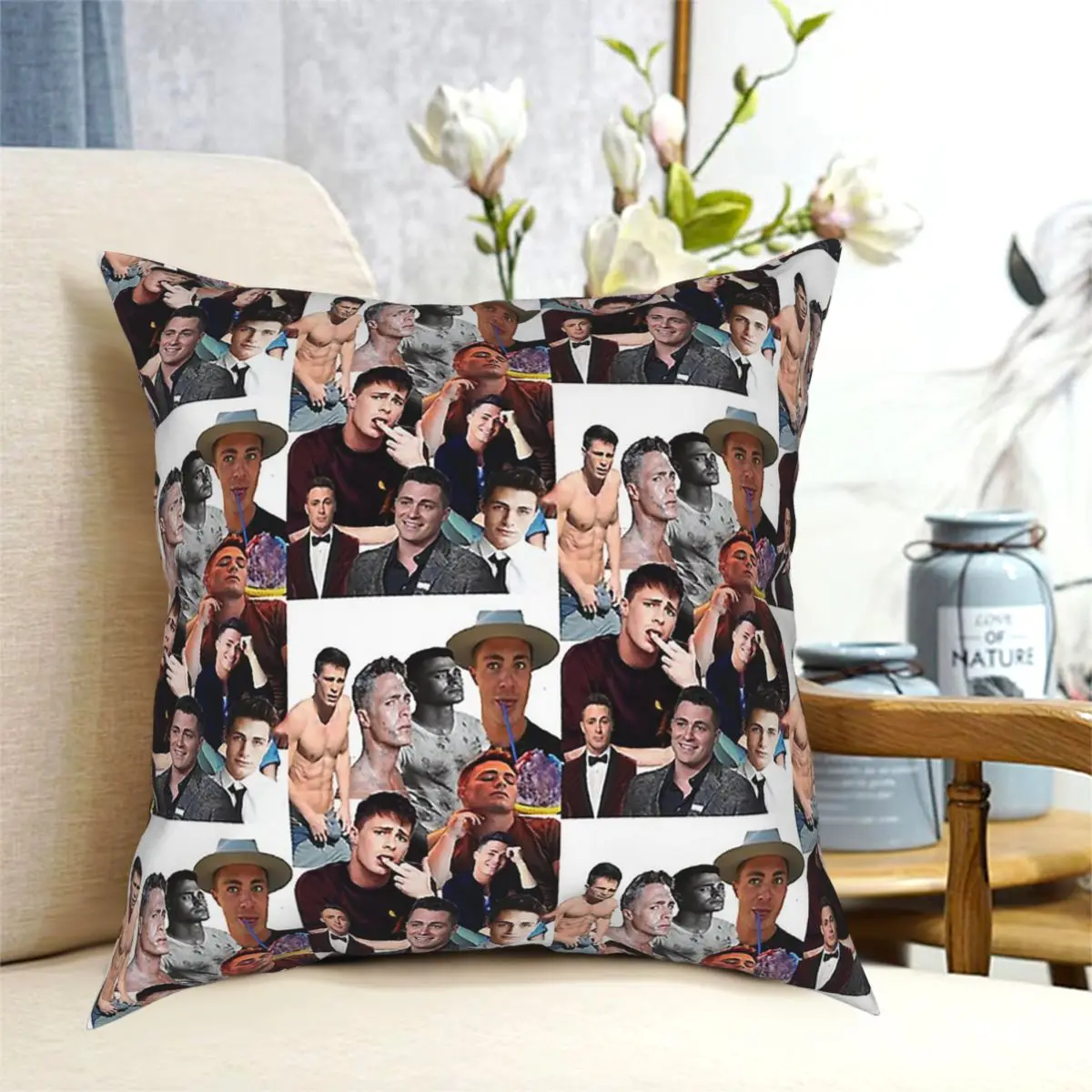 

Квадратная маска-коллаж Teen Wolf Colton Haynes, подушки для дивана, потрясающие наволочки