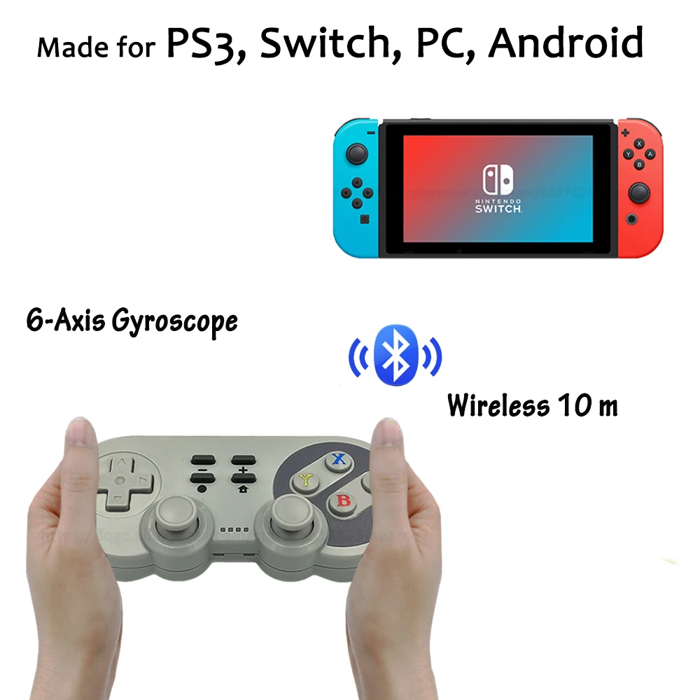 Беспроводной пульт дистанционного управления Bluetooth для консолей переключателей