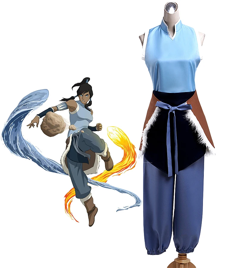 Костюм для косплея Аватара Корра сделанный на заказ любой размер|avatar korra cosplay|korra
