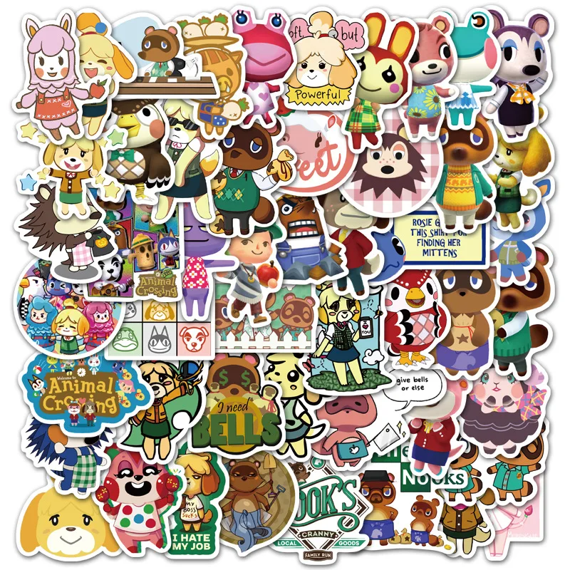 

10/30/50PCS popular cute game cartoon graffiti girl toy suitcase laptop mobile phone water cup car sticker waterproof wholesale