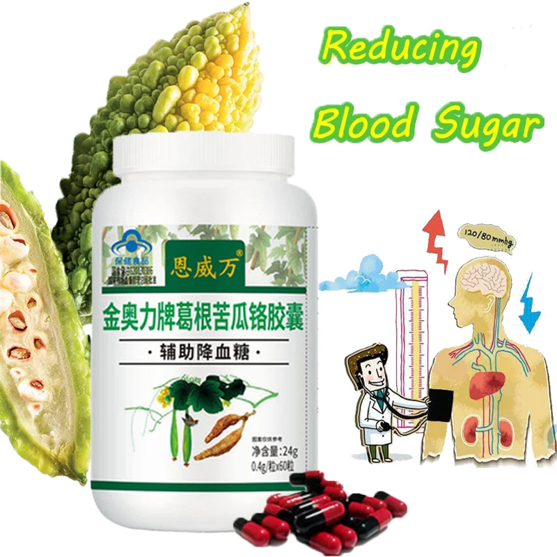 Контроль уровня сахара в крови капсулы с Органическим Экстрактом горькой дыни