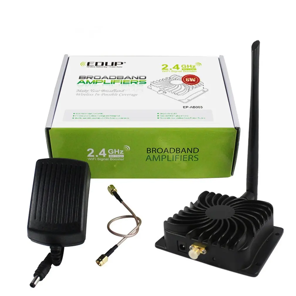EDUP EP AB003 2 4 Ghz 8W 802.11n беспроводной Wifi усилитель сигнала ретранслятор
