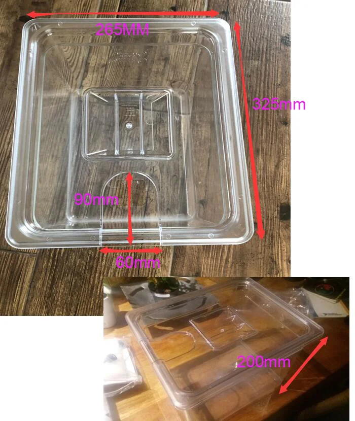Sous Vide контейнер с крышкой 11 литровый резервуар для воды Ванна для циркулятора Sous Vide кулинарная погружная Мультиварка