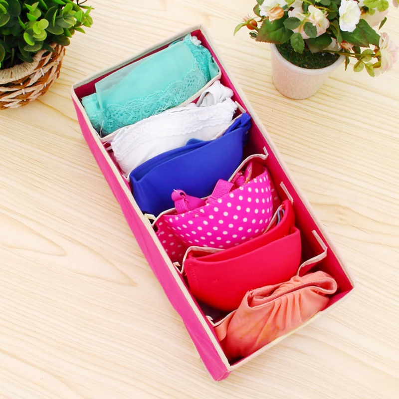 4 шт. нетканое Нижнее белье коробка для хранения четыре набора