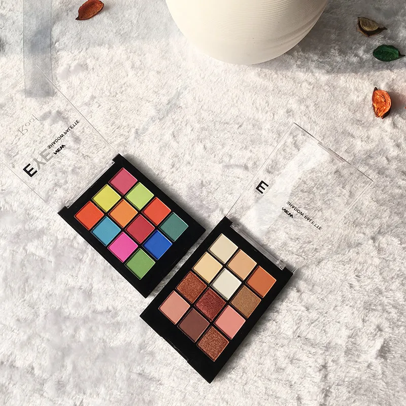 2019 Палетка теней для век Шиммер Профессиональные Тени стойкие 12 цветов матовые