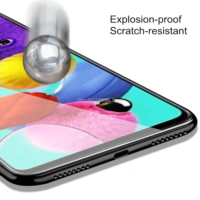 

Screen Protective Glass for Samsung Galaxy A71 A70 A52 A51 A50 A50S Camera Len Protector On For Samsung A 51 71 Glass Front Film