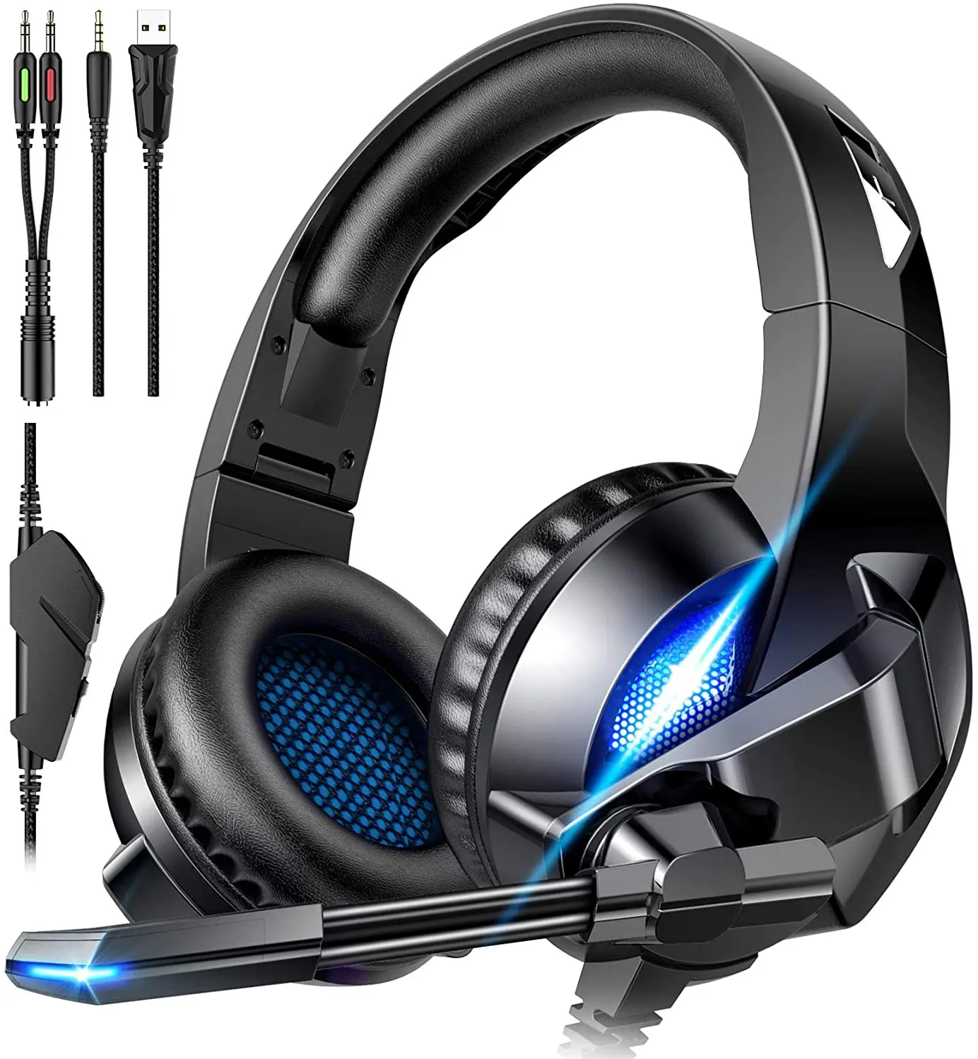 Беспроводной наушники Bluetooth гарнитура в сложенном виде Hi Fi стерео игровые