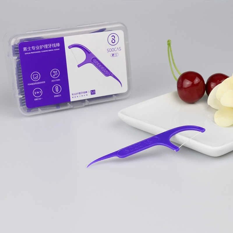 Зубная нить Soocas Floss Pick (50 штук) |