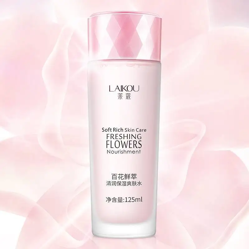 LAIKOU свежие цветы Увлажняющий Тоник для лица сужающийся поры сухой акне кожи