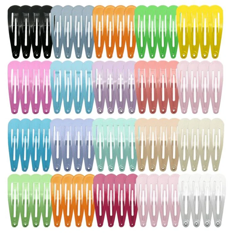 

40Pcs/Lot Girls Hair Accessories Cartoon Animal Hairclip Solid Candy Color Flower Hairclip Print Barrette New Hair Clip for Kids