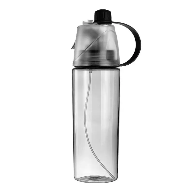 

400ml Capacity Sports Portable Water Bottle Leakproof Clear Plastic Anti-leak 875D