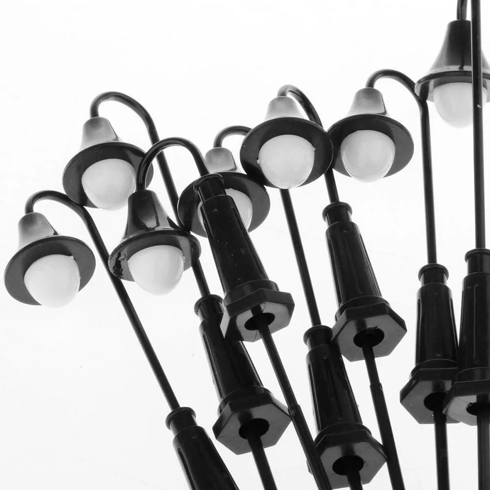 

12V Street Lights 1:100 HO/TT Scale LED Light Model Railway Street Train