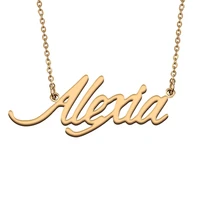alexia custom name necklace customized pendant choker personalized jewelry gift for women girls friend christmas present