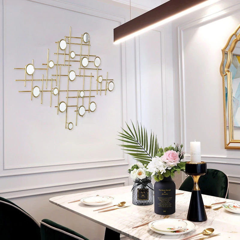 Современное освещение искусственное декоративное зеркало настенное украшение