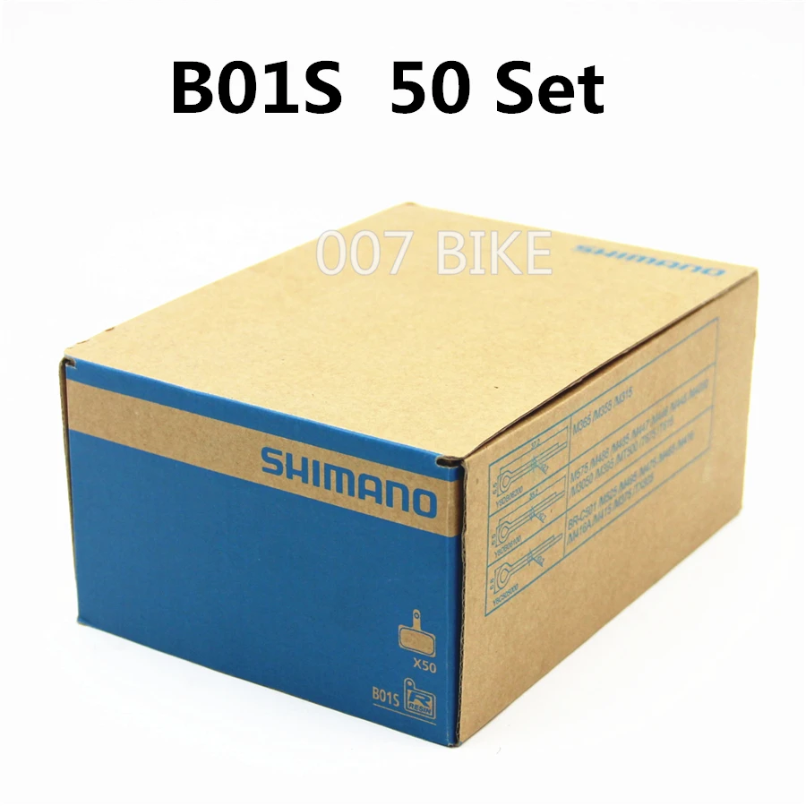 25 50 комплект Shimano B01S B03S колодки Deore MTB MT200/M315/M355/M395/M446/M575/M525/M486/M485/M445 SHIMANO тормозных