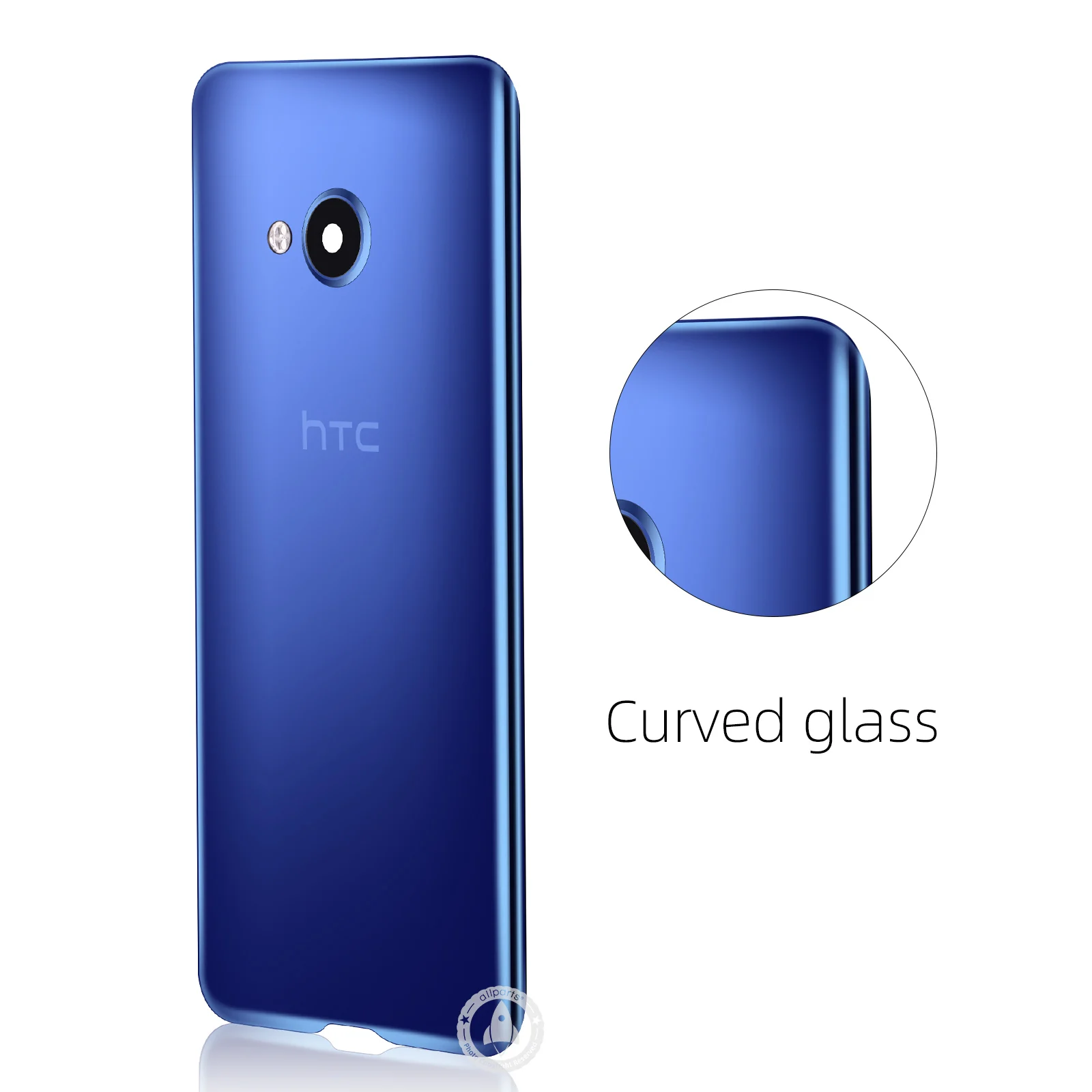 Оригинальная задняя крышка корпуса для htc U Play, крышка батареи с объективом камеры для htc U Play, задняя крышка, запасные части