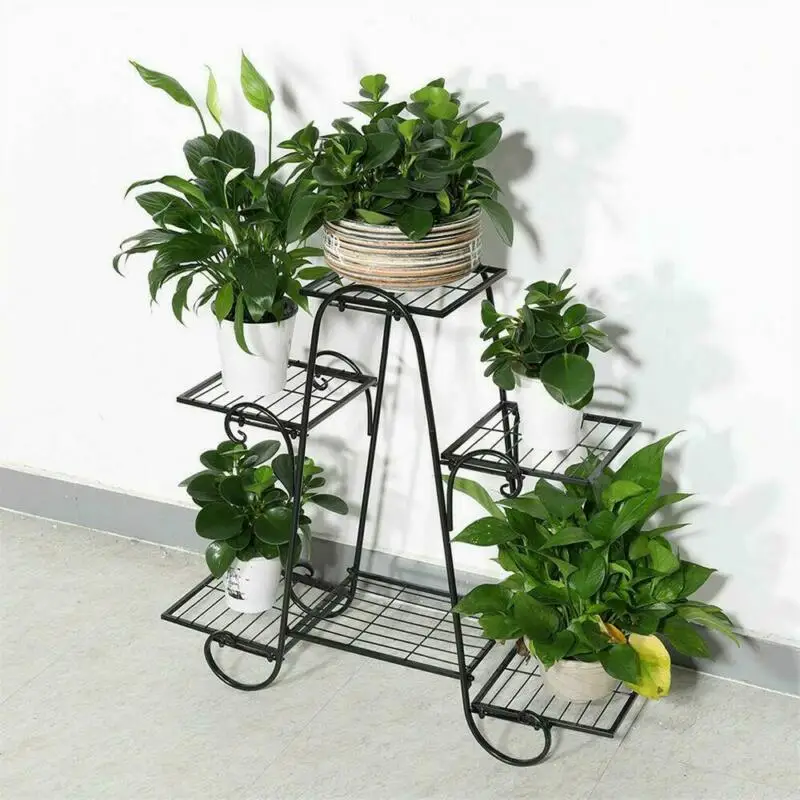 Металлическая стойка для цветочных Горшков и растений многослойная полка