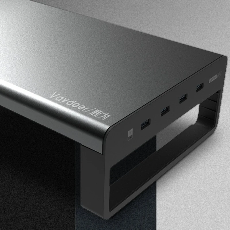 

Vaydeer Aluminum Alloy ligent Computer Base, Laptop Sn Bracket,Multifunctional Charger Bracket with USB3.0 Port