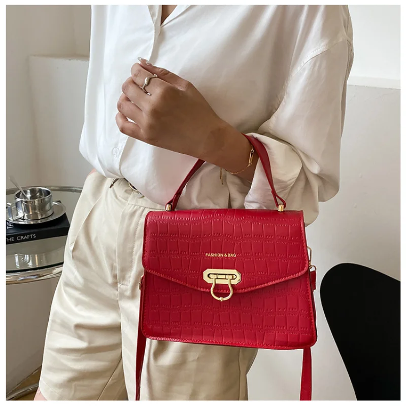 

Retro Fashion Handbag Small Square Bag for Women 2021 New Summer Korean Casual Female Bag Shoulder Diagonal Bag