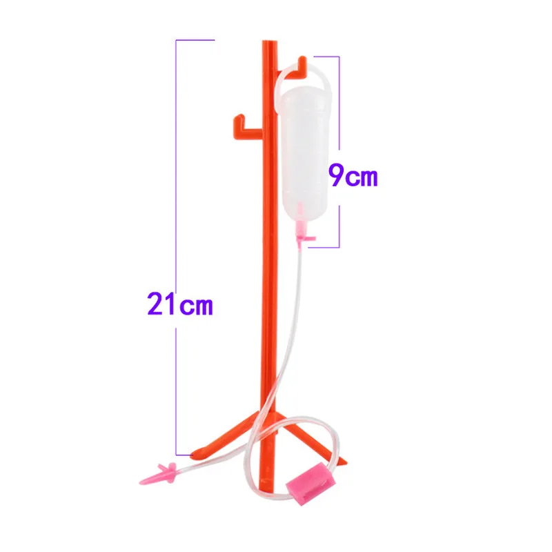 1 Set Role-playing Games Child Medical Kit With Hanging Bottle Simulation Hospital Pretend Play Doctor Toy For Children |