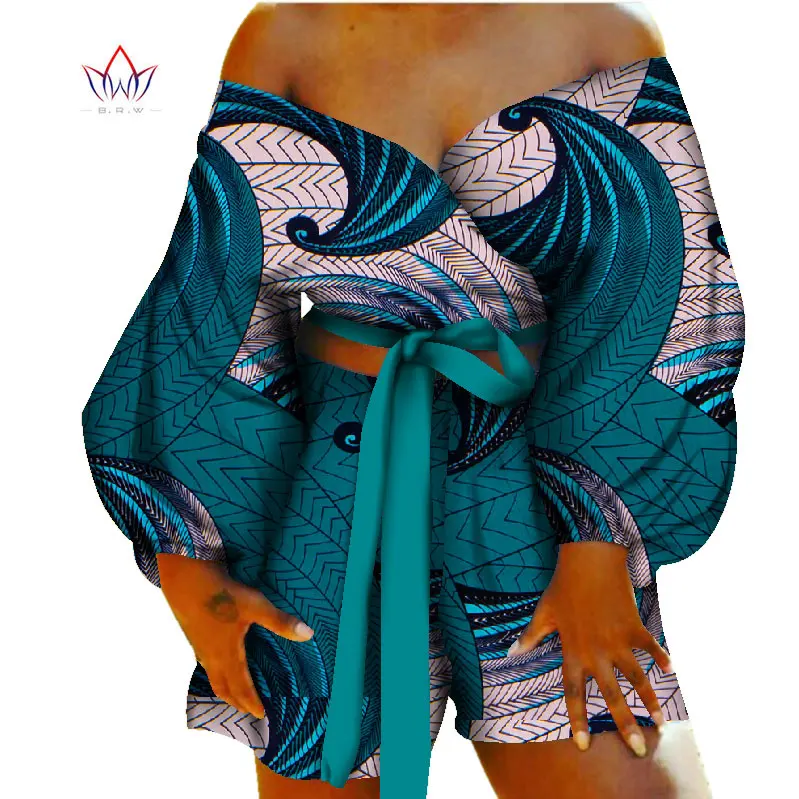 Женский сексуальный топ с галстуком-бабочкой и наборы коротких штанов Bazin Riche