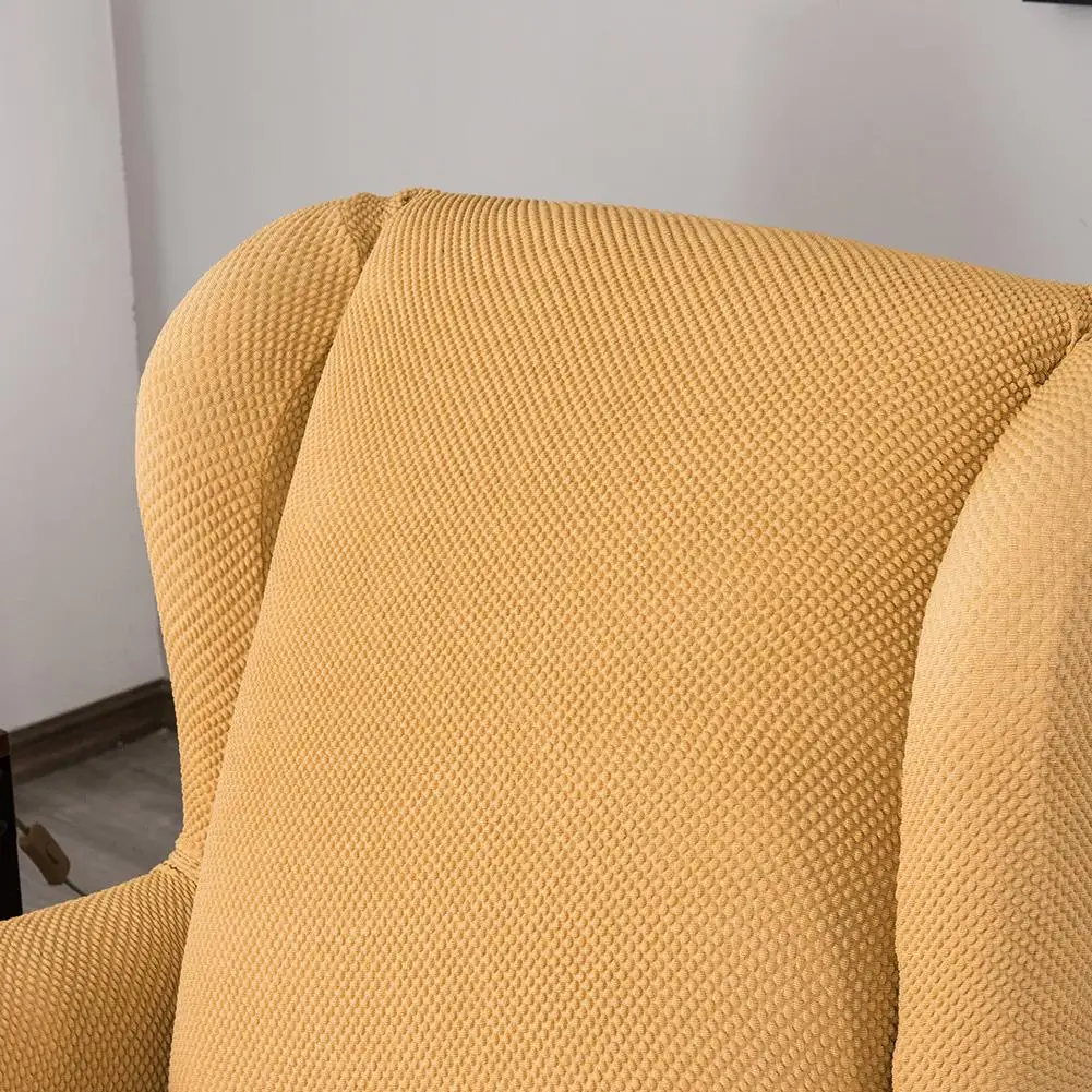 Наклонная рука короля обратно эластичные чехлы на кресла кресло Wingback крыло диван