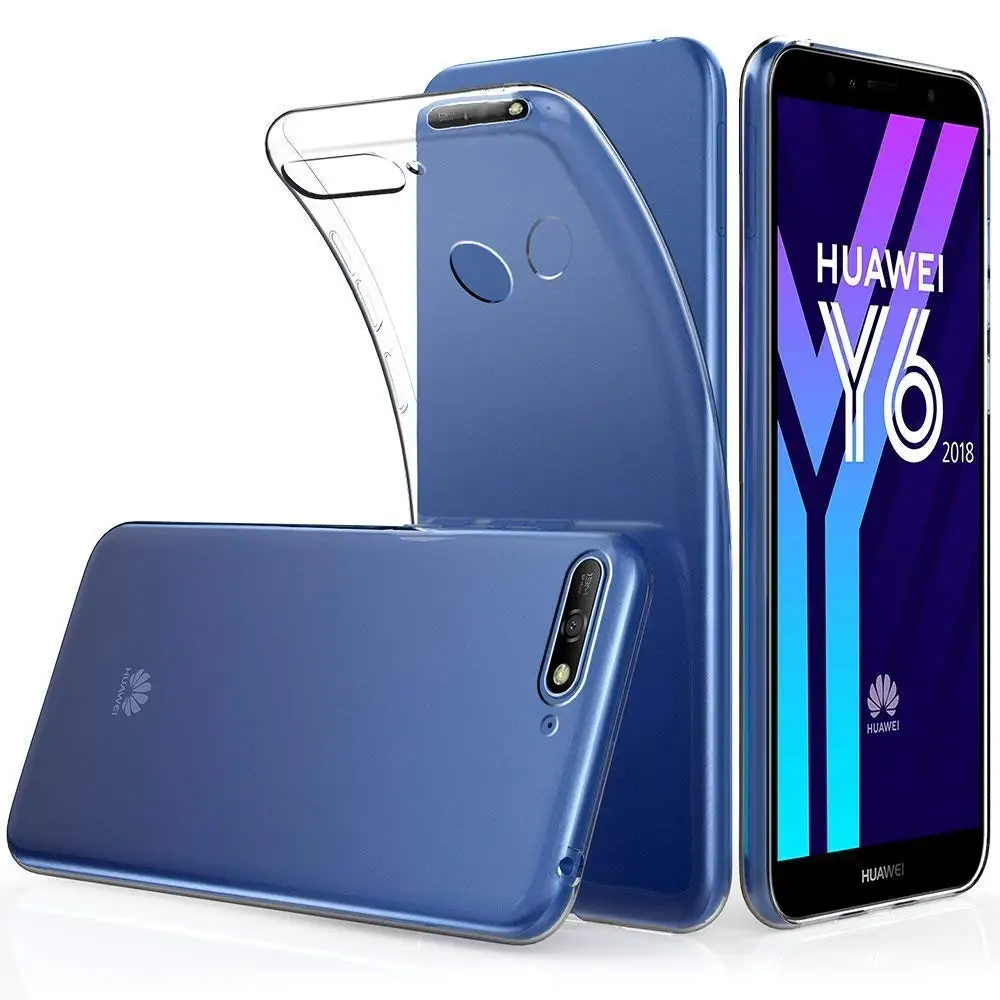 Мягкий ТПУ чехол для Huawei Y6 Prime 2018/Honor 7A Pro/Enjoy 8E силиконовый телефона прозрачная