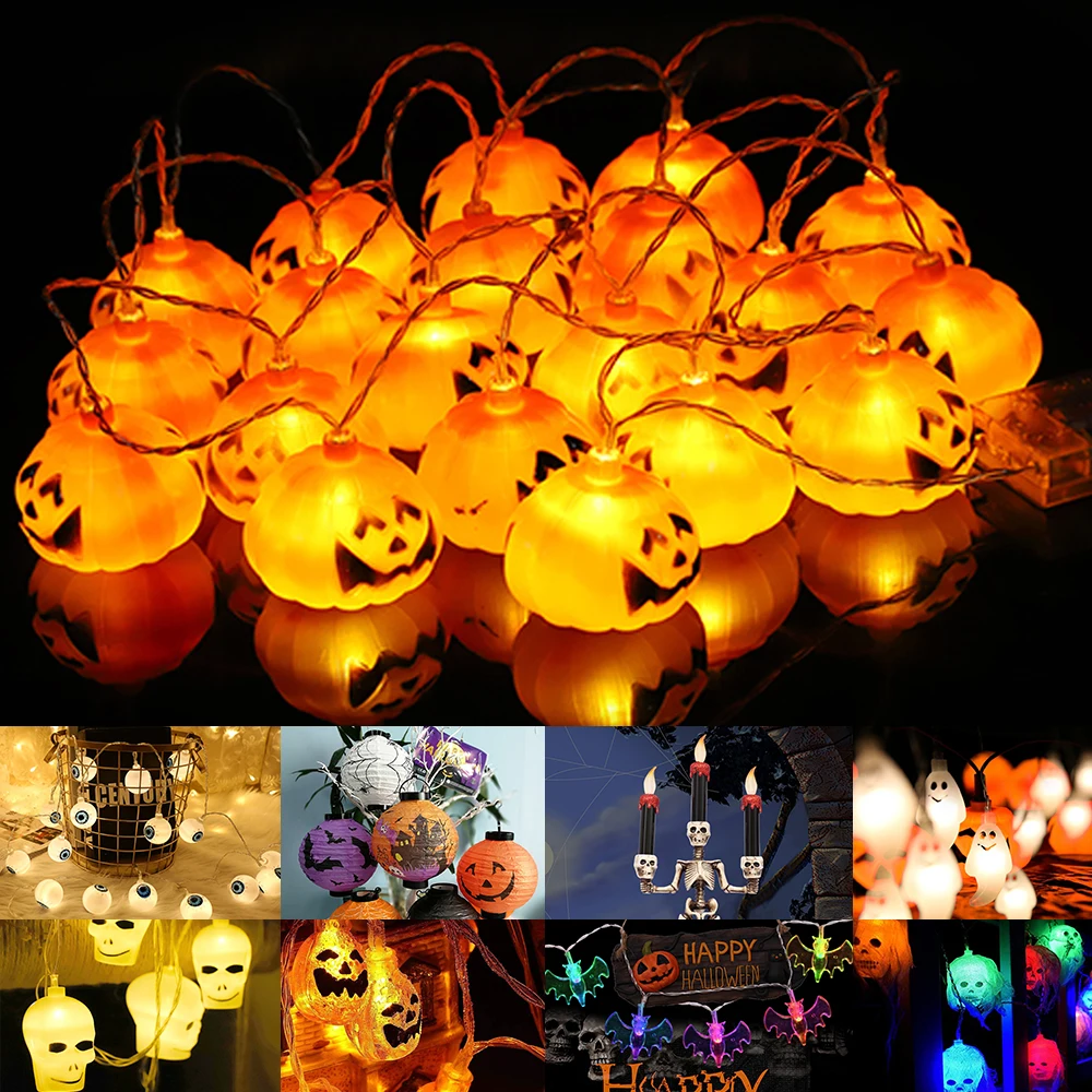 1 5 м/3 м Хэллоуин Тыква призрак скелеты &quotлетучая мышь&quot Человека-паука