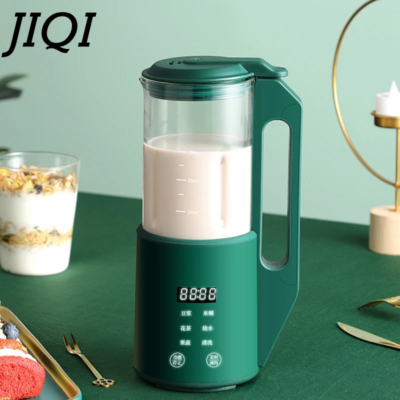 JIQI 350ML бытовая машина для соевого молока автоматическая соковыжималка фруктов