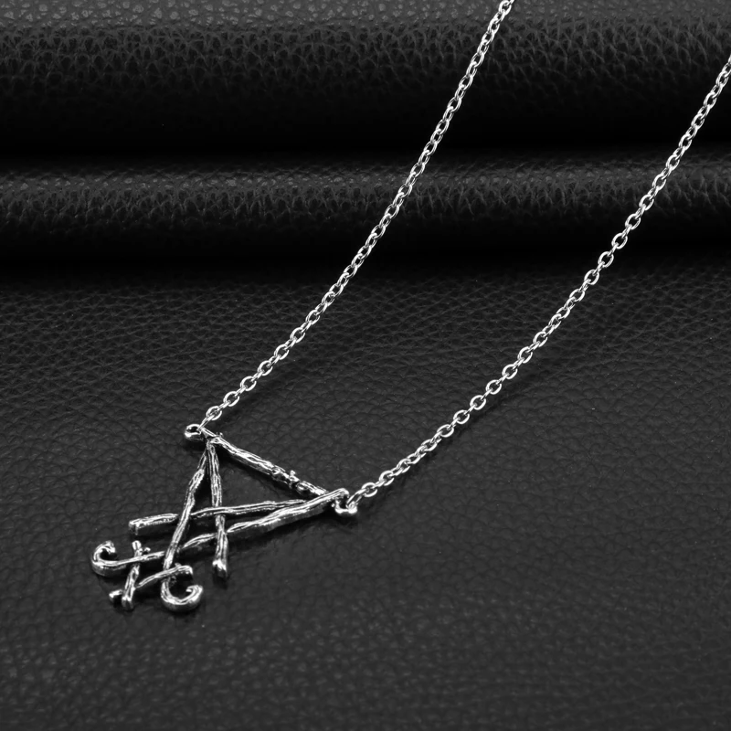 Модный котик Sigil символ Choronzon блестящая сатановая тема цепочка ожерелье