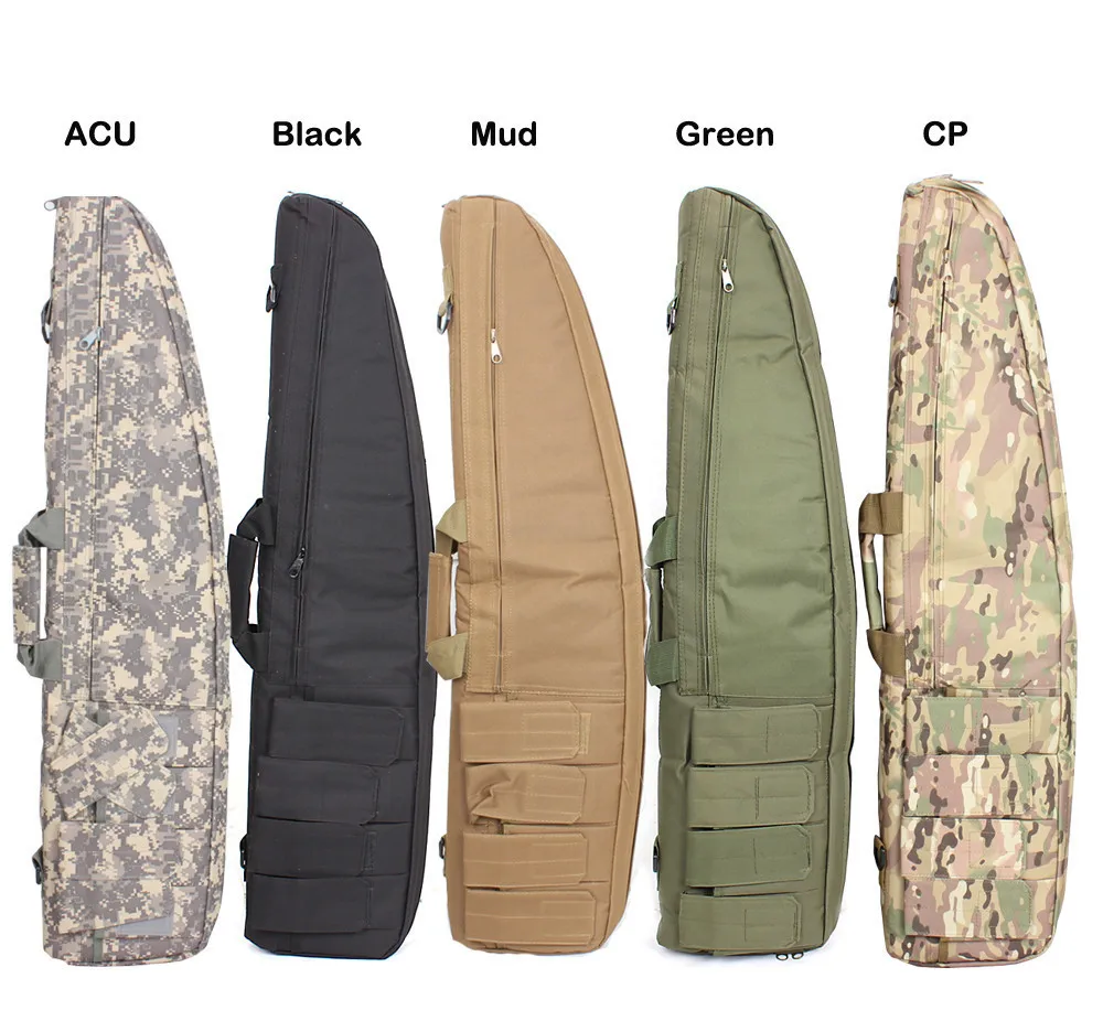 

Camouflage fishing bag cotton Gun Bag tactical shockproof oblique mouth fishing gear bag outdoor single shoulder bag