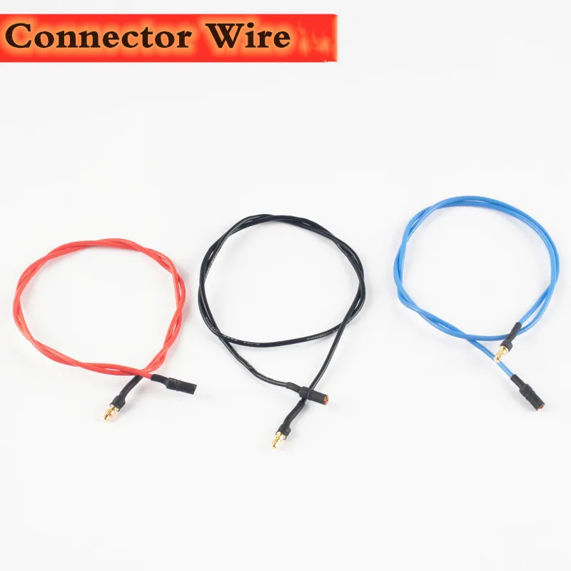 

10 шт. разъем Wire3.5mm кабель со штекером типа банан 30 см 16AWG силиконовые линии удлинителя для мотор ESC для дистанционно управляемого летательног...