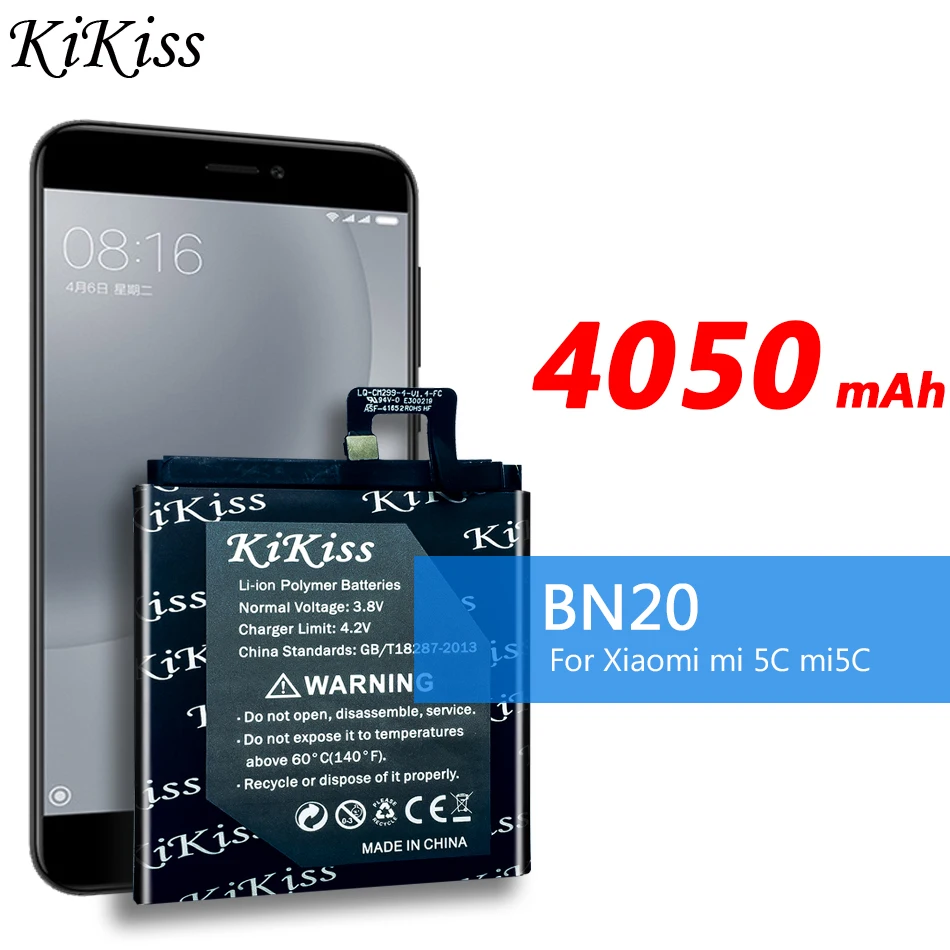 BN20 Замена батареи телефона 4050 мАч Высокая емкость для Xiaomi xiao mi 5C M5C mi5C бесплатный