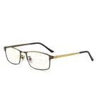 Модные металлические антирадиационные прогрессивные многофокусные очки для чтения для женщин и мужчин с защитой от сисветильник женские очки