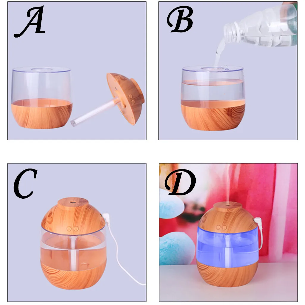 

Electric Aroma Air Diffuser Wood Ultrasonic Air Humidifier Essential Oil Aromatherapy Cool Mist Maker Home Air Purifying#dg4