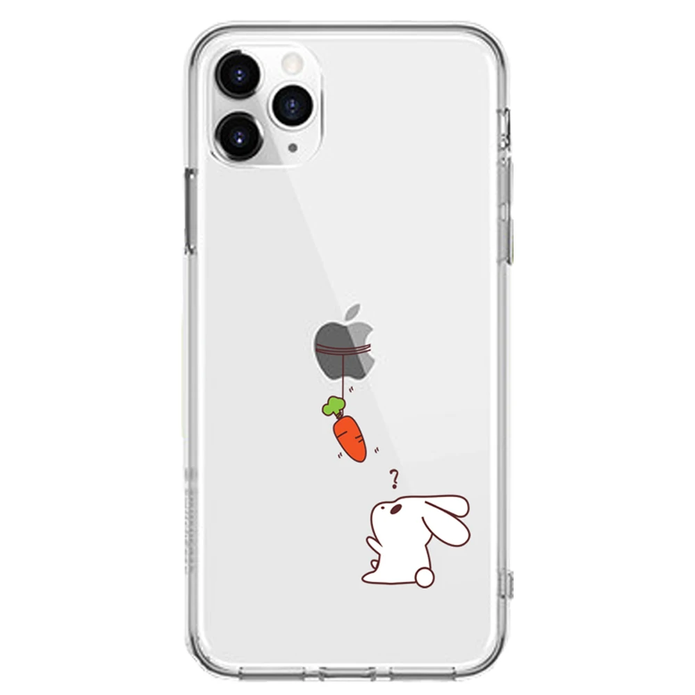 Забавный мультяшный чехол для телефона iphone X XS 11Pro Max XR милый кот Том чехол для iphone 8 7 6 6S Plus 5S SE мягкий силиконовый прозрачный чехол