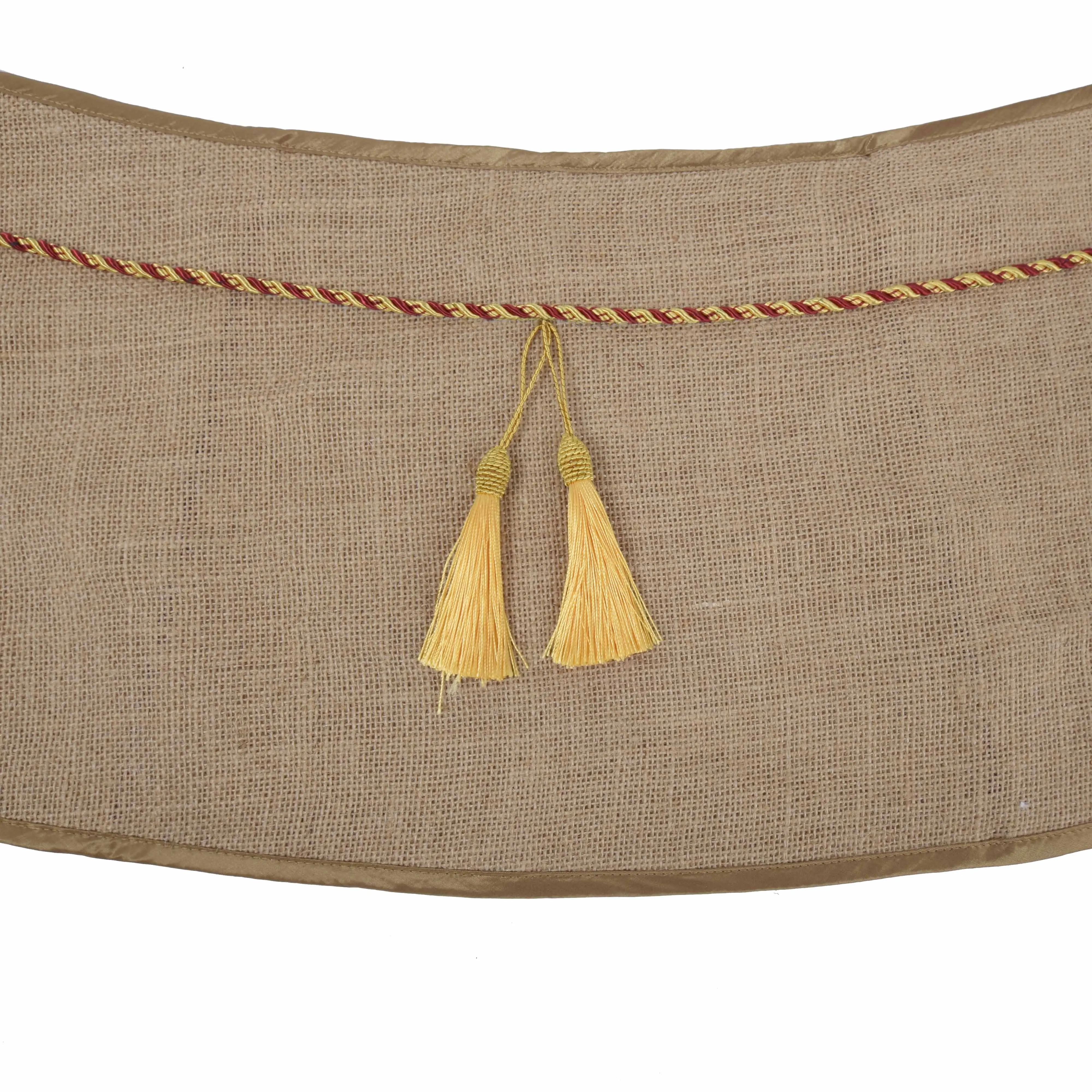 Горячая Рождественская юбка для елки Подарочный подарок Рождественский льняной