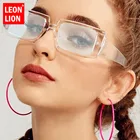 Солнцезащитные очки LeonLion в стиле ретро для мужчин и женщин, небольшие винтажные Роскошные брендовые прямоугольные солнечные очки, 2021