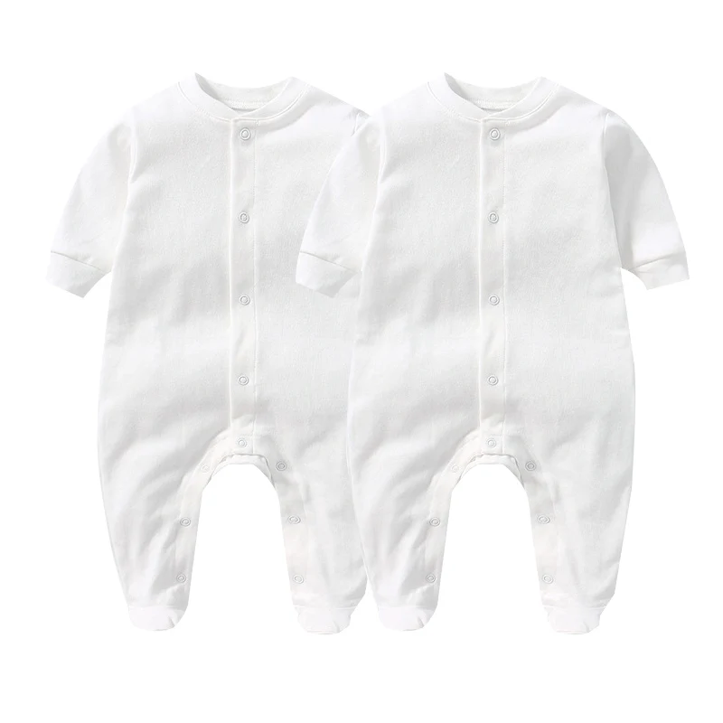 2 шт. детский хлопковый комбинезон с круглым вырезом и длинным рукавом | Мать