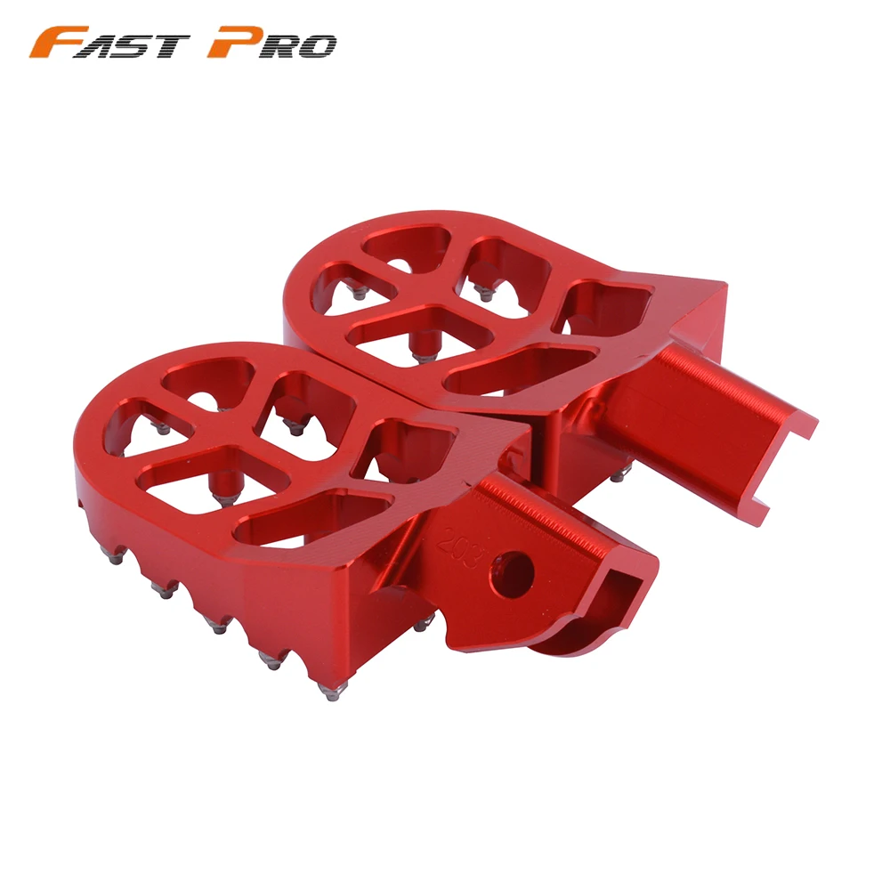 Заготовка MX подножки педали для HONDA CRF150F CRF230F CRF 150F 230F 2003-2009 2012-2017 17 2017 красный