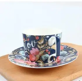 Новая керамическая кофейная чашка в европейском стиле английская для