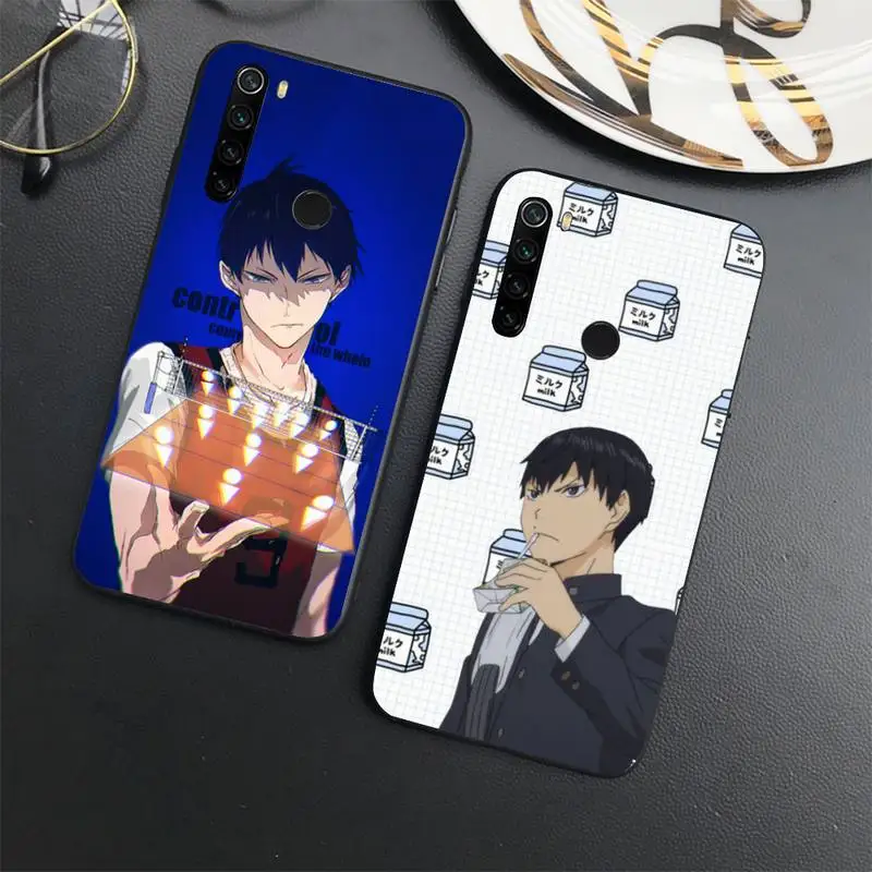 

Tobio Kageyama Haikyuu anime Phone Case For Xiaomi Redmi note 7 8 9 t max3 s 10 pro lite coque shell cover funda