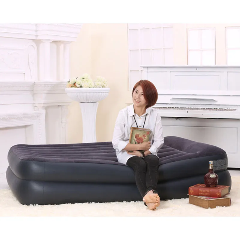 Роскошная встроенная подушка надувные матрасы двойного увеличения двойная