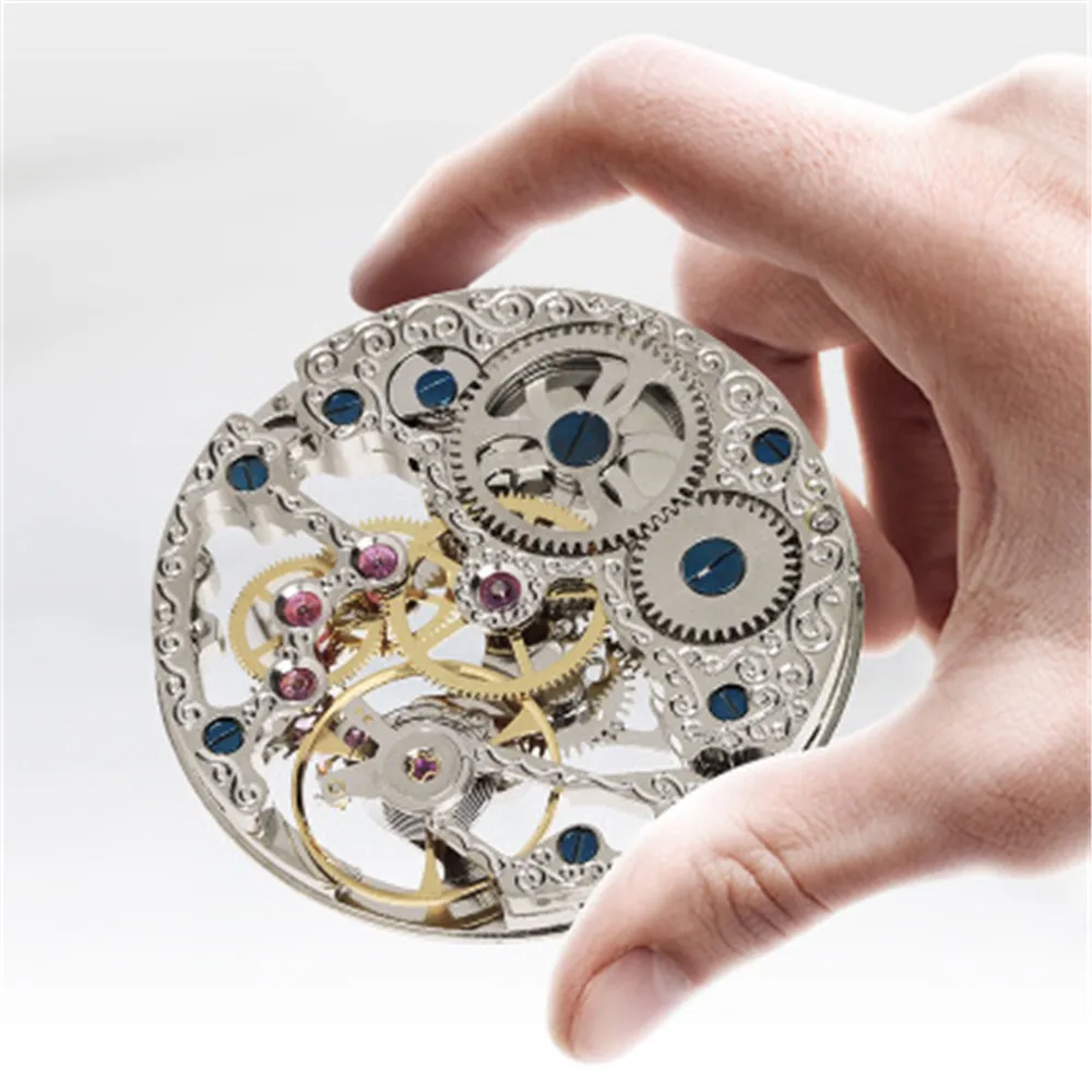 

new TOP BRAND CLASSIC NOSTALGIC COLLECTOR'S EDITION MECHANICAL HOLLOW PERSPECTIVE POCKET WATCH HIGH QUALITY LUXURY POCKET WATCH