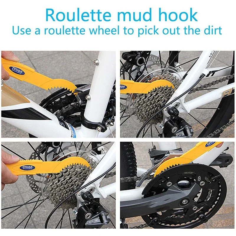 Набор инструментов для чистки велосипеда (9 шт.) Щеток Для Чистки подходит