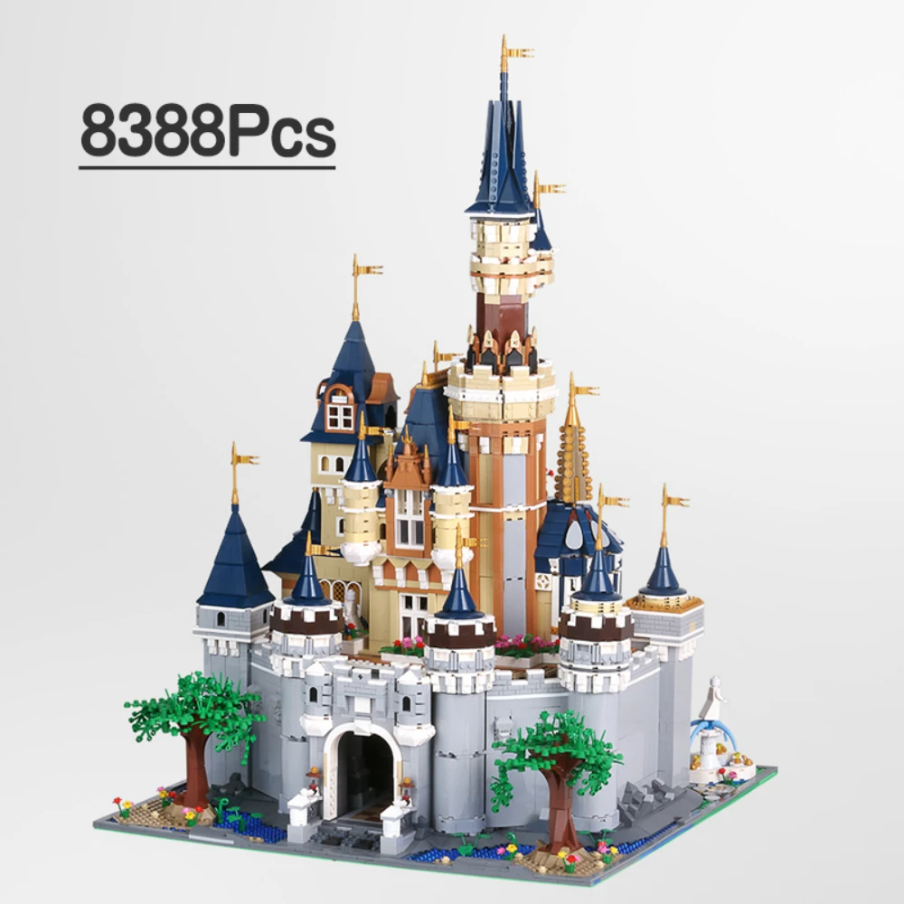 

Princess Castle Dreamland 9963Pcs City Building Blocks Wedding Hall Bricks Toys Ideas Creator Expert With Figures Street View