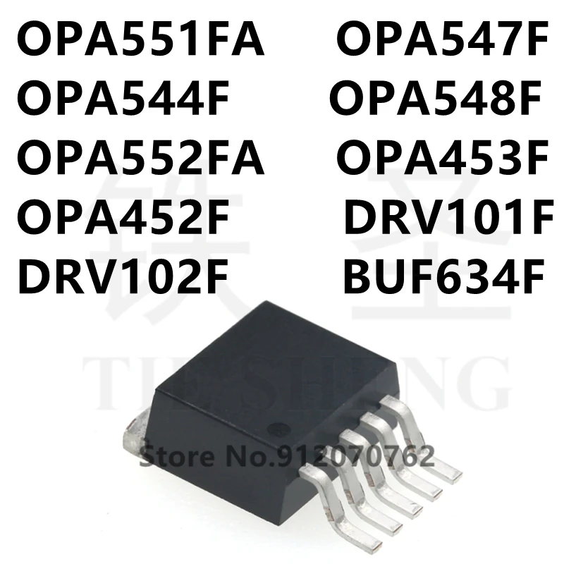 

10PCS OPA551FA OPA547F OPA544F OPA548F OPA552FA OPA453F OPA452F DRV101F DRV102F BUF634F TO-263