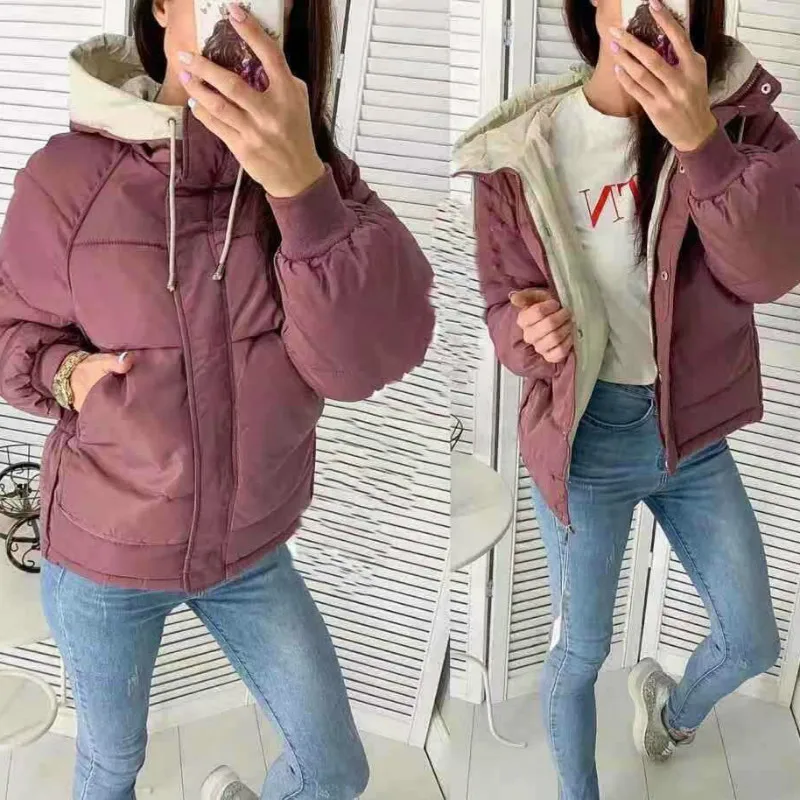 Kezrea женская пуховая теплая хлопковая куртка с капюшоном 2019 зимняя новая