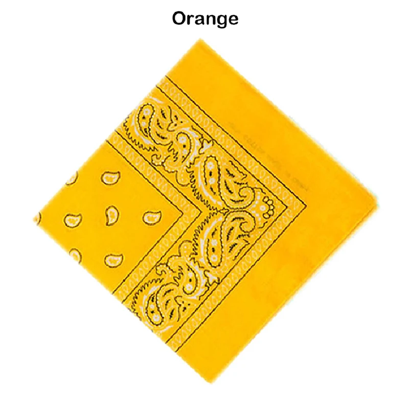 Orange Новая мода много цветов женский классический платок Спортивный Платок квадратная одежда аксессуары смесь хлопок мягкий шейный шарф - Цвет: Orange