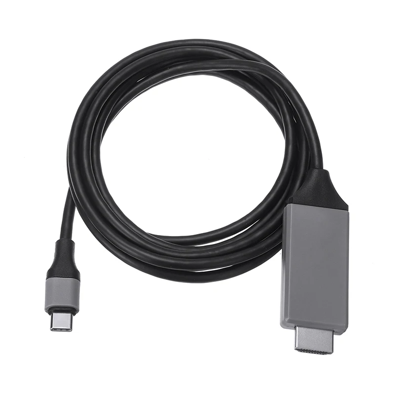 Адаптер HDTV Ultra HD 1080P Type-C на 4K HDMI-совместимый кабель-преобразователь Type C конвертер